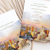 Phoenix Arizona Skyline Destination Wedding