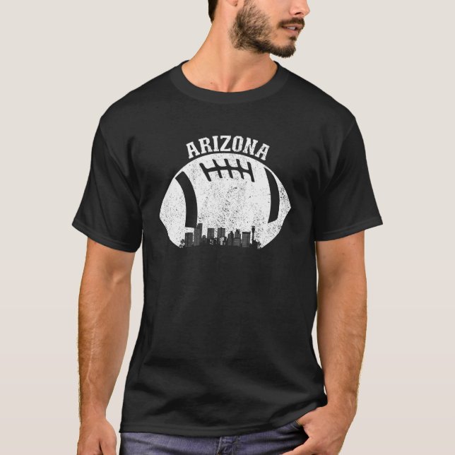Phoenix Arizona Skyline Football Fan Arizona Footb T-Shirt (Front)