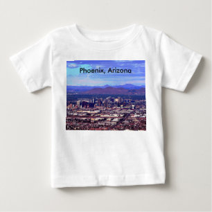 Phoenix Arizona Skyline in Daytime Baby T-Shirt
