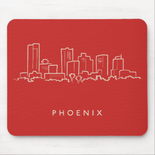 Phoenix Arizona Skyline Mouse Mat