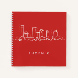 Phoenix Arizona Skyline Notebook