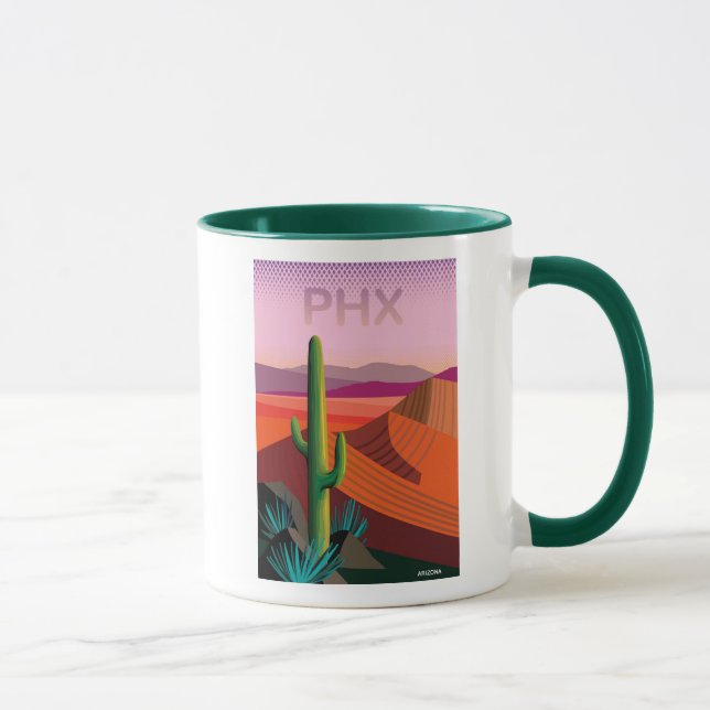 Phoenix Arizona | Travel Poster Mug (Right)