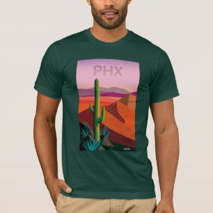 Phoenix Arizona   Travel Poster T-Shirt