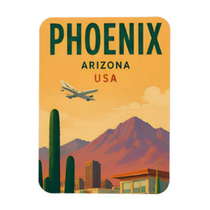 Phoenix Arizona USA Sonoran Desert Urban Travel 🌵 Magnet