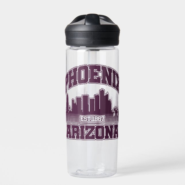 Phoenix,Arizona Water Bottle (Front)