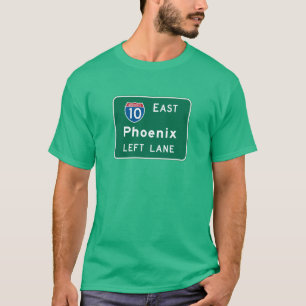 Phoenix, AZ Road Sign T-Shirt