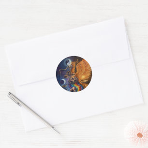 Phoenix Balance Yin Yang Sticker