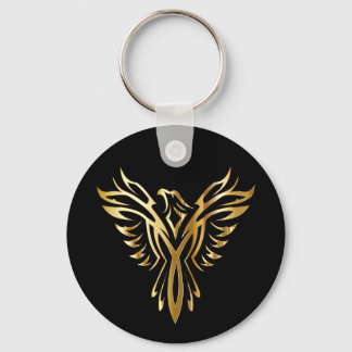 Phoenix Basic Button Keychain