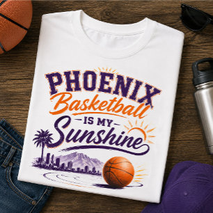 Phoenix Basketball Is My Sunshine Fan Tri-Blend Shirt