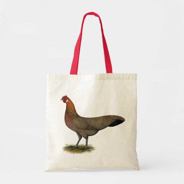 Phoenix:  BB Red Hen Tote Bag (Front)