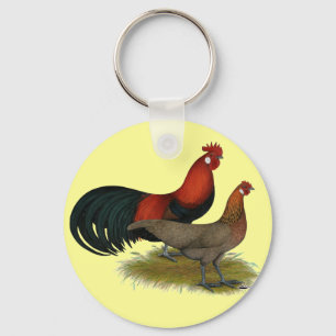 Phoenix:  BB Red Pair Key Ring