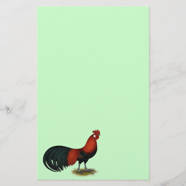 Phoenix:  BB Red Rooster Stationery (Front)