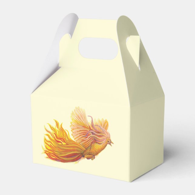 Phoenix Bird in Flight  Favour Box (Front Side)