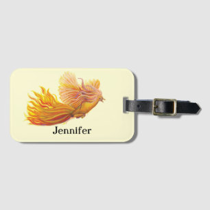 Phoenix Bird in Flight Luggage Tag