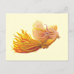 Phoenix Bird in Flight Postcard
