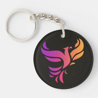 Phoenix bird key ring