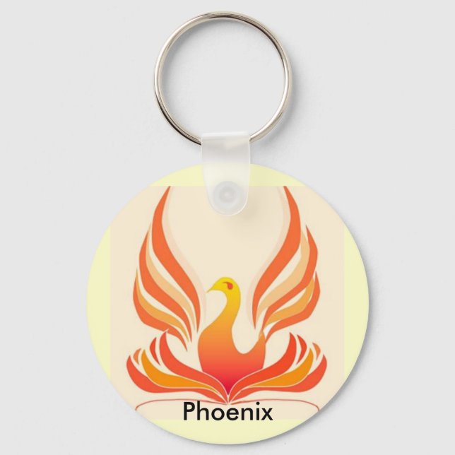 Phoenix Bird Key Ring (Front)