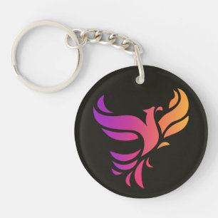 Phoenix bird key ring