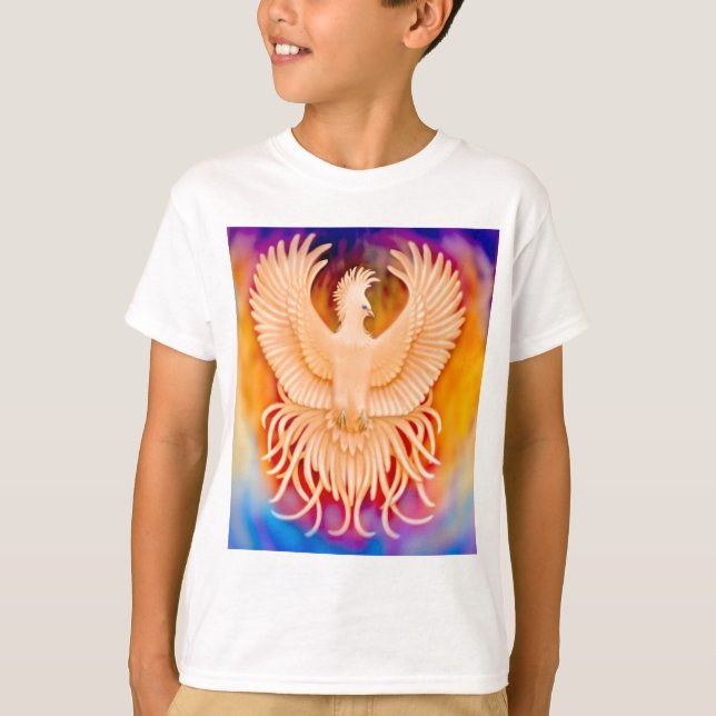 Phoenix Bird Kids T-Shirt (Front)
