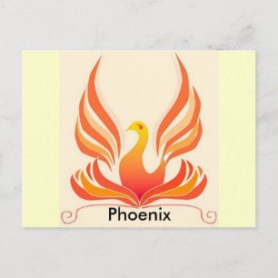 Phoenix bird postcard