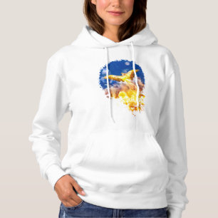 Phoenix Bird RISE ABOVE YOUR TROUBLES Hoodie
