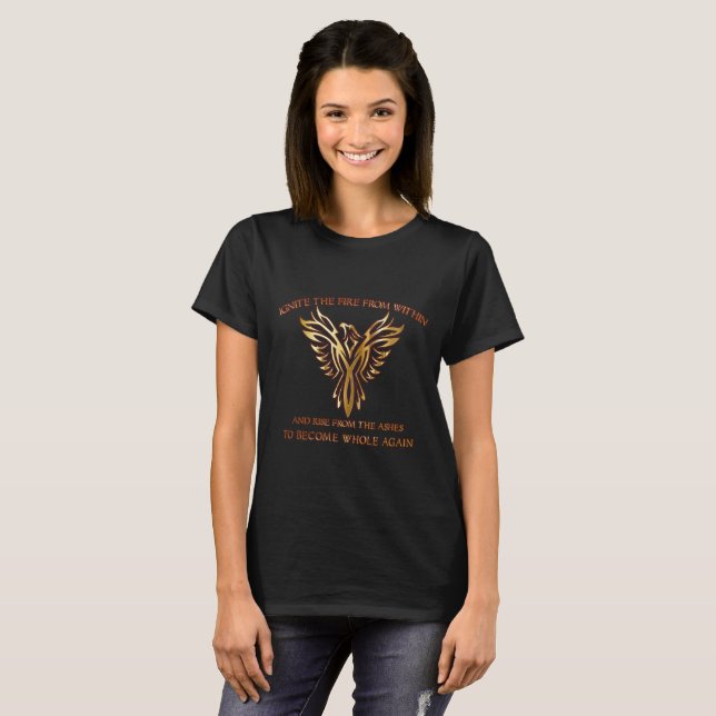 Phoenix Bird Rise from the Ashes Women's T-Shirt (Front Full)