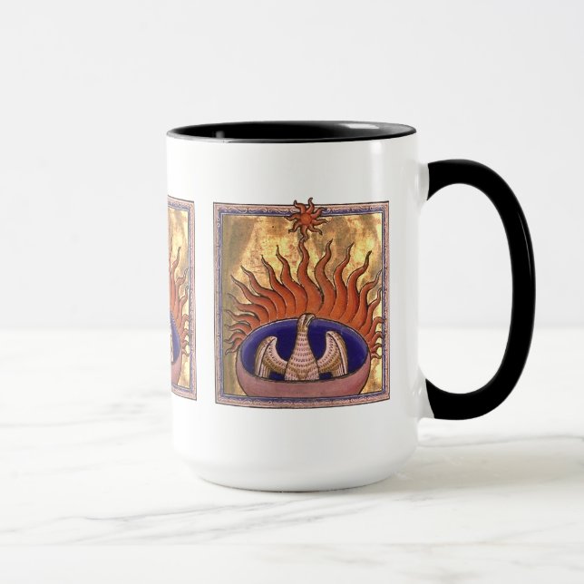 Phoenix Bird Rising from the Flames Mug (Right)