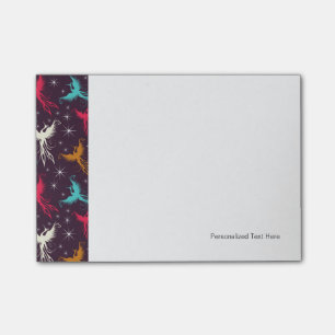 Phoenix Birds Figure Pattern Post-it Notes
