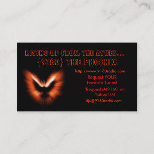 phoenix_blur, {9160} The Phoenix, Rising Up Fro... Business Card