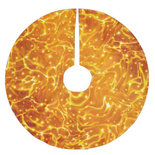 phoenix brushed polyester tree skirt