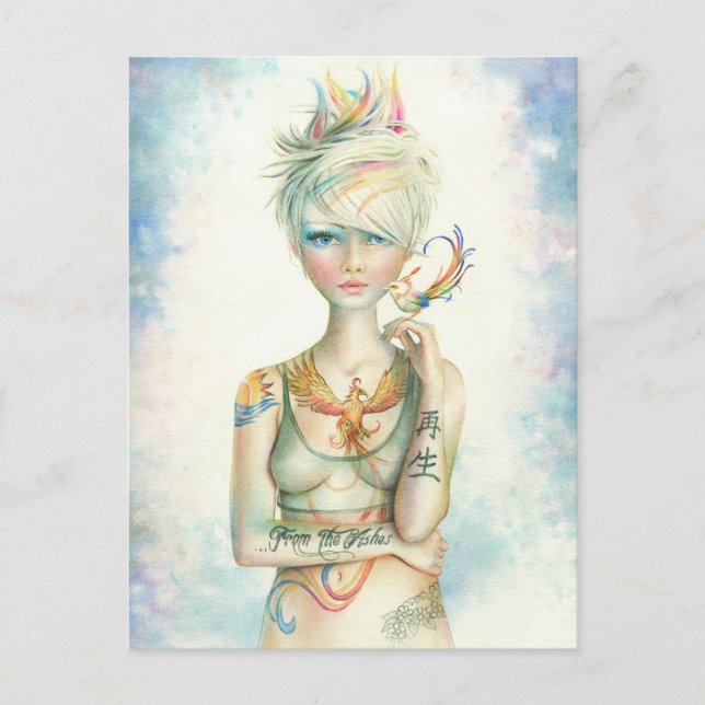 "Phoenix" By Scot Howden Postcard (Front)