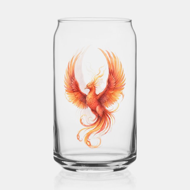 Phoenix Can Glass (Front)