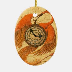 Phoenix Ceramic Tree Decoration