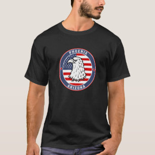 Phoenix City Arizona State Usa Flag Travel Souveni T-Shirt