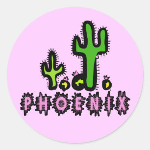 Phoenix Classic Round Sticker