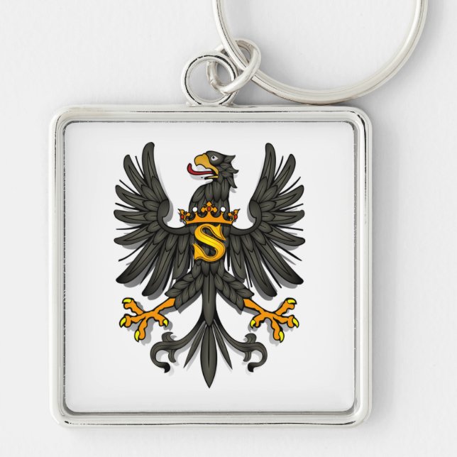 Phoenix Coat of Arms Key Ring (Front)