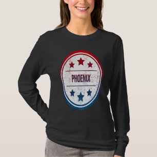 Phoenix Cool Retro City Badge T-Shirt