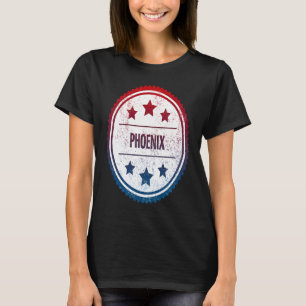 Phoenix Cool Retro City Badge T-Shirt