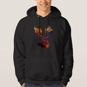 Phoenix fire bird rebirth rising up from ashes Rem Hoodie