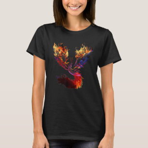 Phoenix fire bird rebirth rising up from ashes Rem T-Shirt