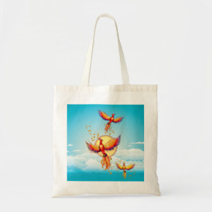 Phoenix Fire Bird Rising Tote Bag