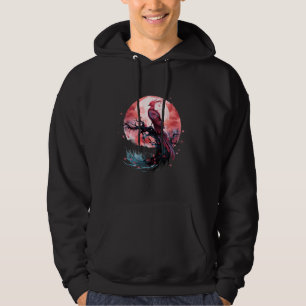Phoenix Fire Phoenix Bird Sakura Tree Mythical Bir Hoodie