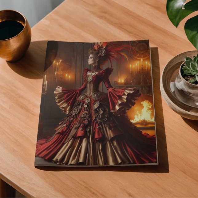 Phoenix Fire Queen Steampunk Victorian Industrial Tissue Paper (Creator Uploaded)