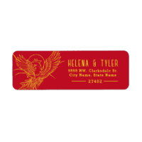 Phoenix Fire | Red and Gold Style Pre-Addressed