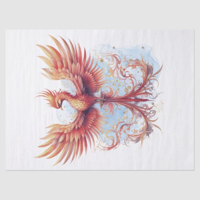 Phoenix Fire Tissue Paper (Front)