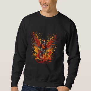 Phoenix Firebird Reborn Mythical Bird Rejuvenation Sweatshirt