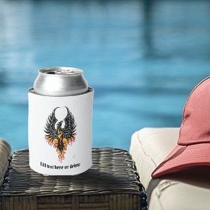 Phoenix Firebird Tribal Flames Can Cooler