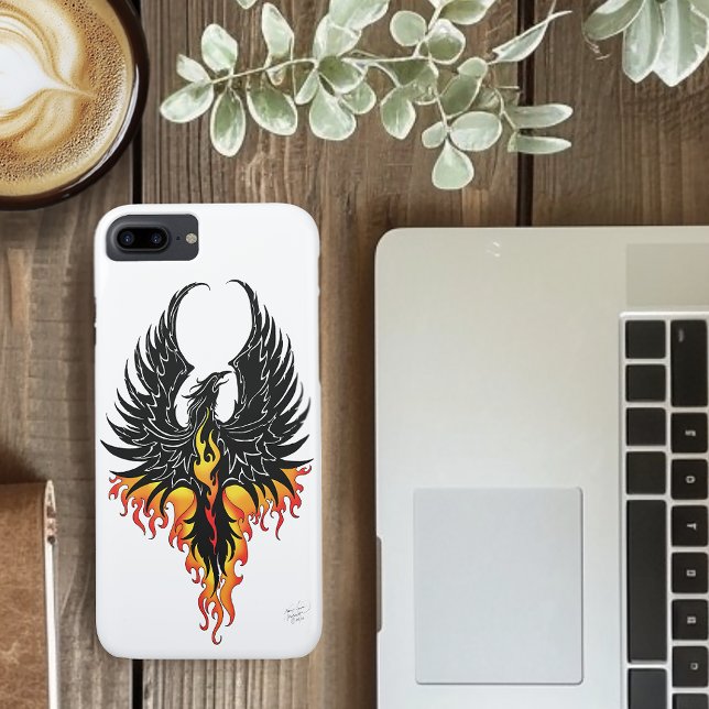 Phoenix Firebird Tribal Flames Case-Mate iPhone Case (Creator Uploaded)