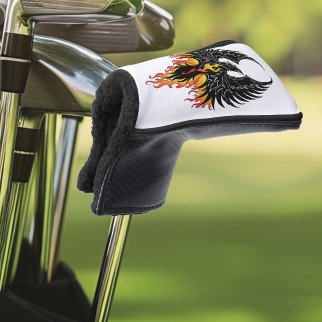Phoenix Firebird Tribal Flames Golf Head Cover (Creator Uploaded)