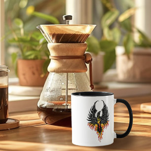 Phoenix Firebird Tribal Flames Mug
